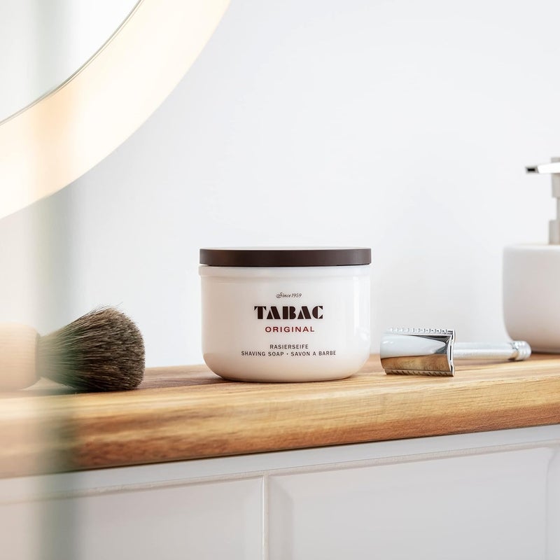 Tabac Original Shaving Soap Bowl 125g - Classic Men's Grooming Essential - Image 2